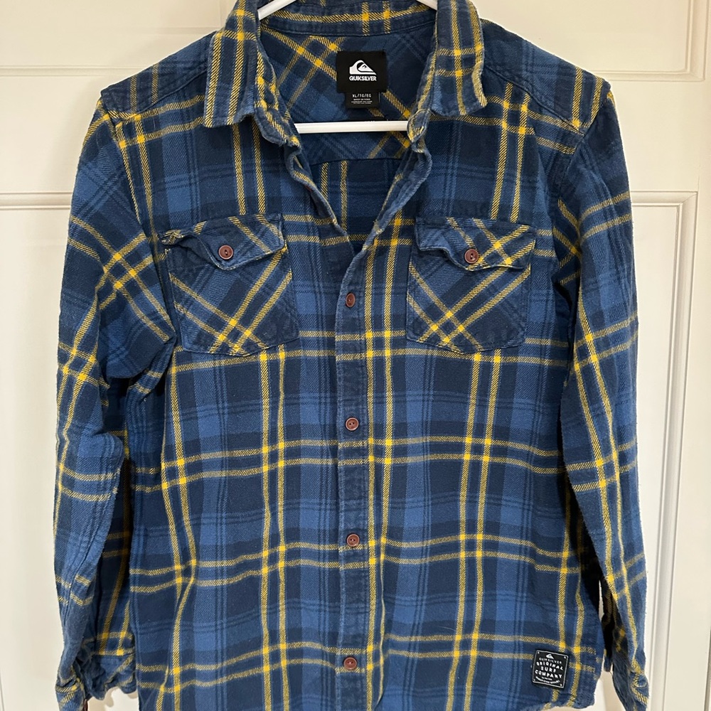 Quicksilver flannel -youth XL
